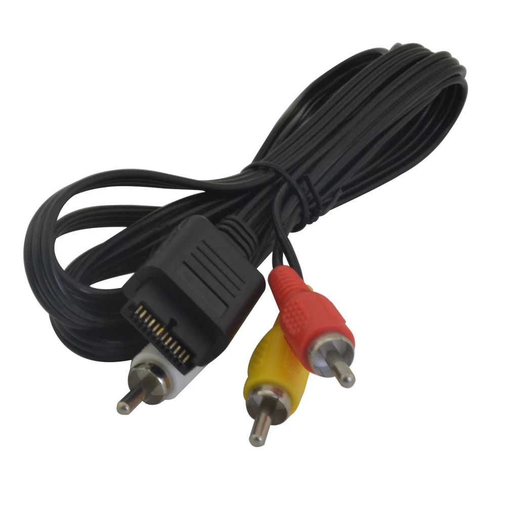 xunbeifang 10 бр. аудио-видео AV кабел към RCA за PlayStation за PS 1 Пълна игла0