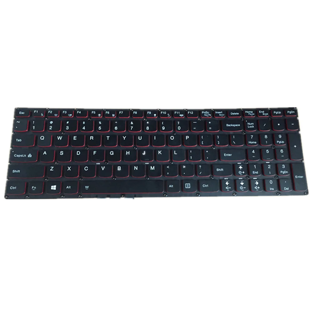 Клавиатура за лаптоп LENOVO за Ideapad Y700-17ISK черно САЩ Издание на САЩ0