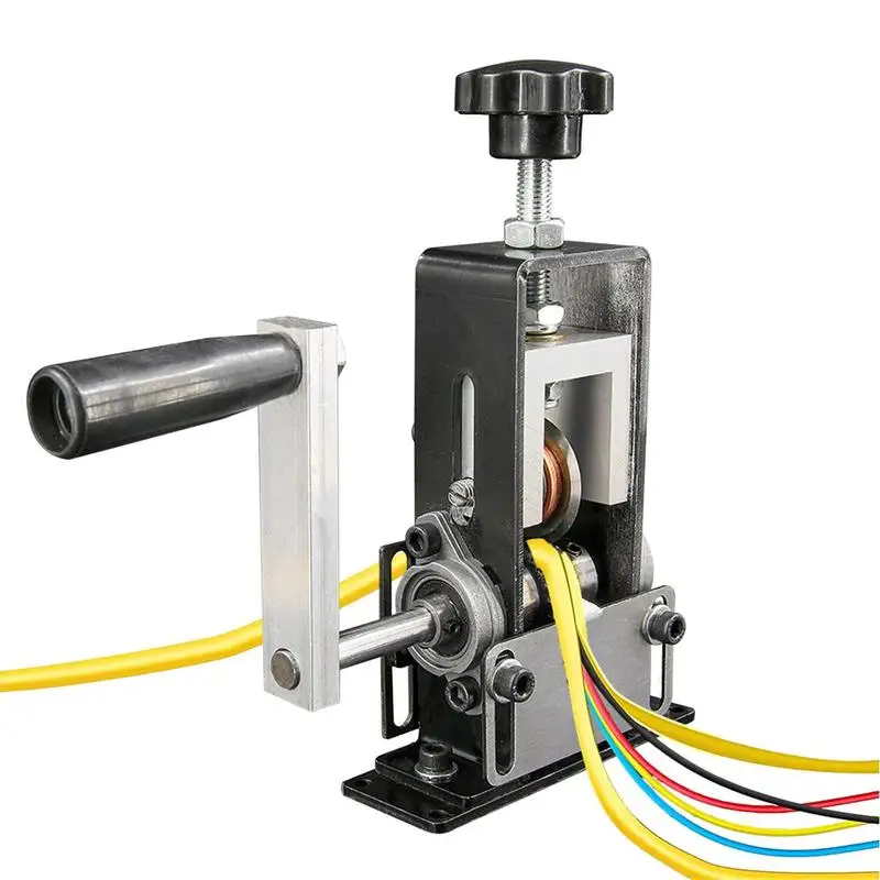 Ръчна машина за отстраняване на проводници, рециклиране на меден кабел, легированная стоманена машина за източване кабел с диаметър 1-20 мм0