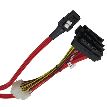 1 бр. кабел за твърд диск Mini SAS36P СФФ 8087-SAS29P СФФ-8482, кабел за прехвърляне, кабел с дължина 1 м