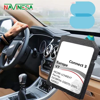 16 GB Connect3 V7 карта за спътникова навигация GPS Версия на SD-карта за GPS за кола на Nissan Europe