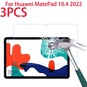 3 Опаковки, Защитни фолиа, изработени от закалено Стъкло 9H За таблет Huawei MatePad 10,4 Инча 2022 Защитно Фолио BAH4-AL10 BAH4-W09 BAH4-W19