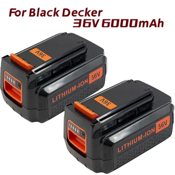 36V 6.0 Ah Сменяеми Литиево-йонна Батерия за Black Decker BL20362-XJ LST540 LCS1240 LBX1540 Батерия За безжични инструменти