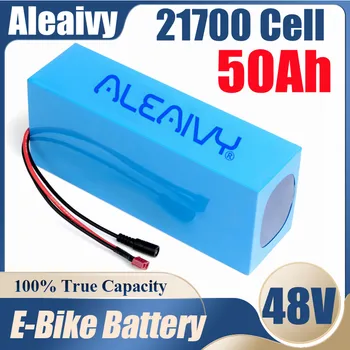Aleaivy 48 30ah 35ah 20ah 25ah 40ah 50ah 45ah ebike батерия 21700 Литиева Акумулаторна Батерия За Електрически велосипед Електрически Скутер + 2A