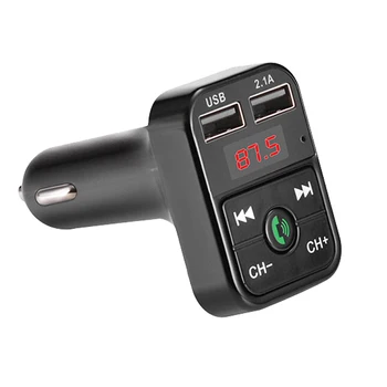 FM-Предавател Безжичен Bluetooth-съвместими Хендсфри MP3 Аудио Музикален Плеър Двойно USB-Радиомодулятор Комплект за Кола 2.1 A Зарядно устройство