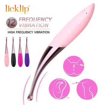 Licklip Мощни високочестотни вибратори точка G за жени, стимулант на зърната на гърдите, клитора, масажор за вагината, женските мастурбатор