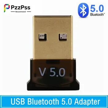 PzzPss USB Bluetooth 5,0 Адаптер Донгл Високоскоростен Мини Bluetooth Предавател 5,0 4,0 USB Приемник За PC преносим Компютър