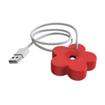 USB преносим мини-персонален овлажнител, малък, студен, тъпо, 8H, овлажнител с автоматично изключване за домашния офис, червен