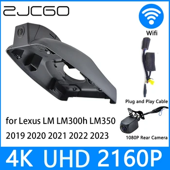 ZJCGO Dash Cam 4K UHD 2160P Автомобилен Видеорекордер DVR за Нощно Виждане за Lexus LM LM300h LM350 2019 2020 2021 2022 2023