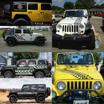 Автомобилни стикери за модификация на купето Jeep Wrangler, стилни декоративни стикери за оф-роуд