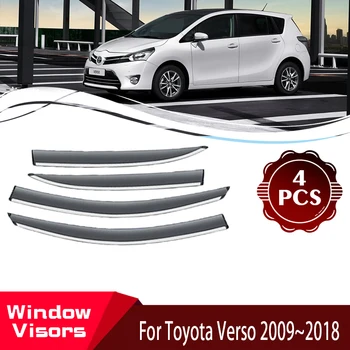 За Toyota Verso AR20 2009 ~ 2018 Непромокаеми Автомобилни Сенници От Дъжд, Слънцезащитни Тенти, Дефлектор Дъжд, Авто Набор от Метеорологичните Условия, Автоаксесоари