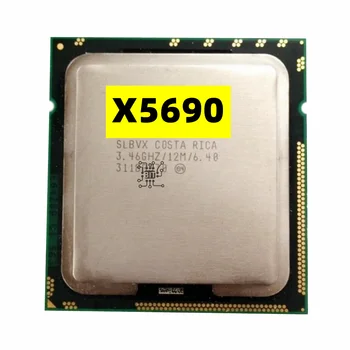 Използван е процесорът Xeon X5690 LGA 1366 от 3.46 Ghz 6,4 RM/с 12 MB 6-ядрени 1333 Mhz CPU SLBVX
