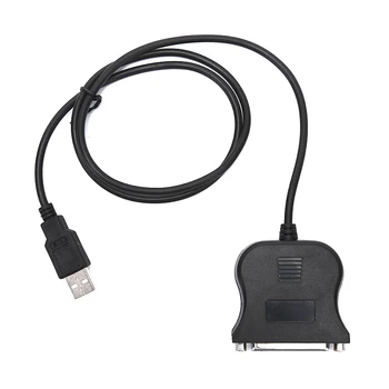 Кабел за принтер 25-пинов паралелен порт IEEE 1284 USB 2.0, кабел USB към паралелен адаптер