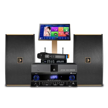 Караоке-машина V5 Set 6T Онлайн Кино Smart Karaoke Players Караоке система InAndOn с Микрофонным усилване и високоговорител