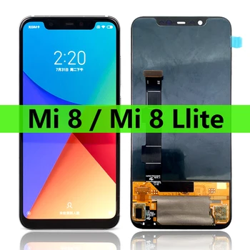 Нов Mi8 Подмяна на екрана на дисплея, За Xiaomi Mi 8 M1803E1A/Mi 8 Lite LCD дисплей с Цифрова Докосване на екрана В събирането на Mi8 Lite