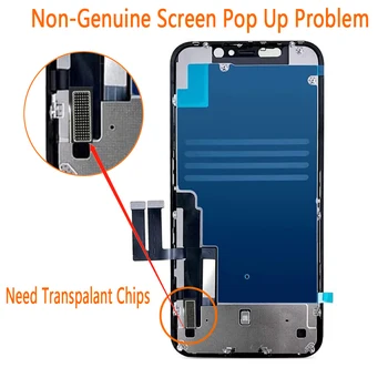 Няма сензорни Чип IC OLED Екран Дисплей За iPhone 11 Pro Max 12 13 LCD Дисплей за Решаване на Проблема С Неоригинальным Изскачащ екран