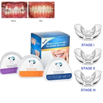 Ортодонтски тиранти, зъбни скоби, симулатор за изравняване на зъбите, силикон хонорар за зъбите, устата охрана, скоби за зъби
