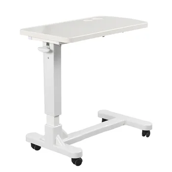 Произведено малка странична маса, компютърно бюро, медицински мобилен ABS, се издига над леглото, маса за хранене, здравно стол за хранене