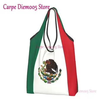 Рециклиране на Хартата на Мексико Пазарска Чанта Дамска Чанта-Тоут Преносими Чанти За пазаруване в Магазини за Хранителни стоки