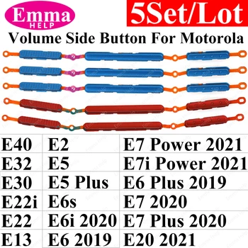 Странични бутони за захранване бутон Flex за Motorola Moto E40 E32 E30 E22i E20 E13 E7 Кабел включване-изключване на захранването E6 резервни Части за ремонт на