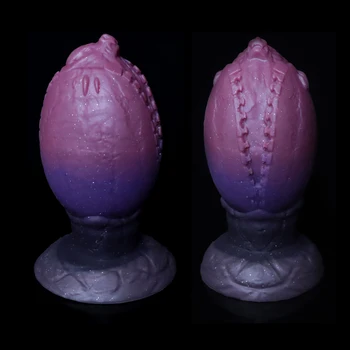 Течен силиконов топката за ануса Огромна анален Вагинален накрайник анален стимулатор Голяма анален накрайник Жена мастурбация пръчка за оргазъм секс-играчки за възрастни 18