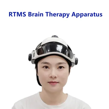 Транскраниальная магнитна стимулация Rtms при инсульте, безсъние, тревожност, депресия, аутизъм, апарат за терапия на мозъка при възрастни и деца