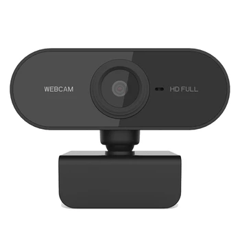 Уеб-камера 1080P с микрофон, HD уеб камера USB-камера за преносими КОМПЮТРИ, Zoom, Skype, Facetime, Windows, Linux