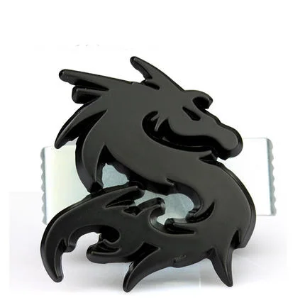 Dragon Loong 100% 3D метална автомобили решетка Икона Лого Тотем Скара Емблемата на Стикер Сребро, Злато, черен екстремни нови аксесоари 3 цвята1