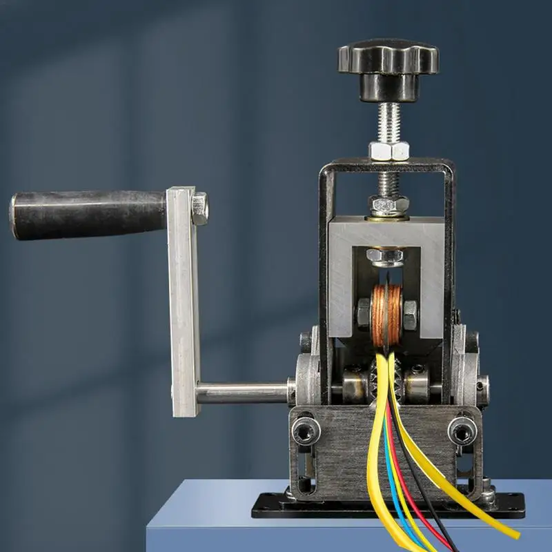 Ръчна машина за отстраняване на проводници, рециклиране на меден кабел, легированная стоманена машина за източване кабел с диаметър 1-20 мм1
