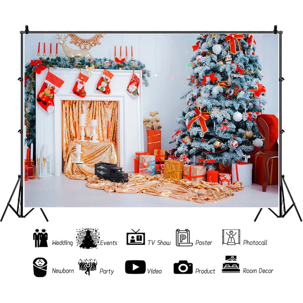 ШУОЖИКЕ Коледно Дърво, Дървена Дъска Цветен Венец Подарък Картина Прозорец Снежен човек Кино Фон Подпори SDG-031