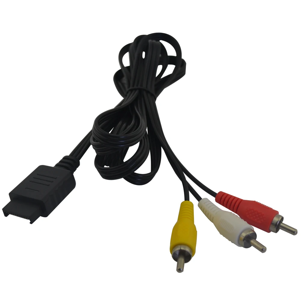 xunbeifang 10 бр. аудио-видео AV кабел към RCA за PlayStation за PS 1 Пълна игла2