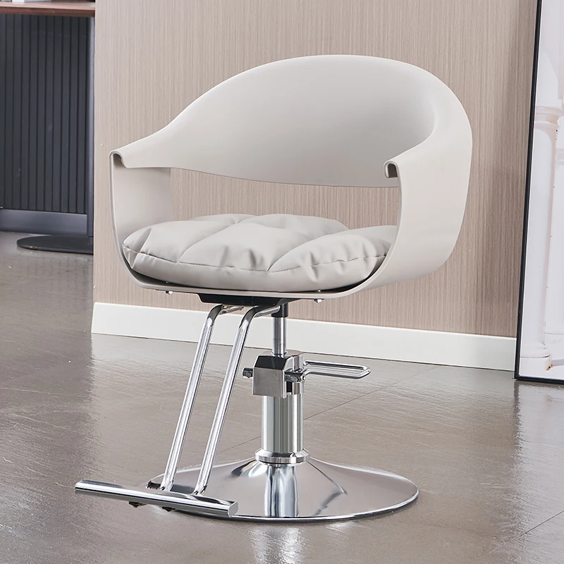 Естетически фризьорски столове, въртящи се ергономични луксозни фризьорски столове, педикюрные столове, мебели за интериора на Sillas Barberia MQ50BC2