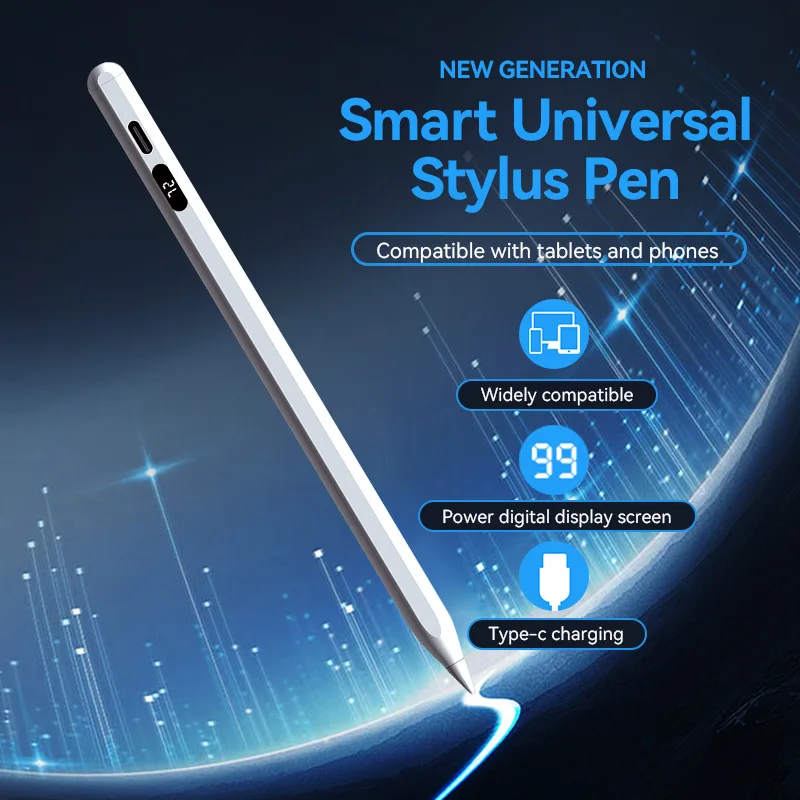 Универсален стилус за таблет телефон Android и IOS, сензорна писалка за iPad, молив Apple Pencil 2 с цифров дисплей на храна2