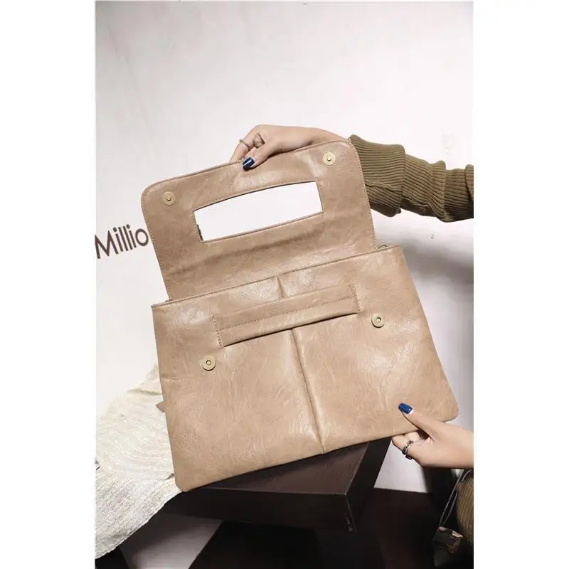 Дамски клатчи, чанти през рамо от изкуствена кожа, дамски чанти-месинджър, чанта за лаптоп, чанта за Macbook, голяма дамска чанта3
