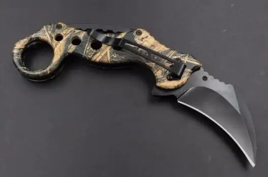 Сгъваем нож Strike Karambit, ножове ръчна изработка, ловен бойни тактически нож за оцеляване, инструмент за къмпинг нож Безплатна доставка3