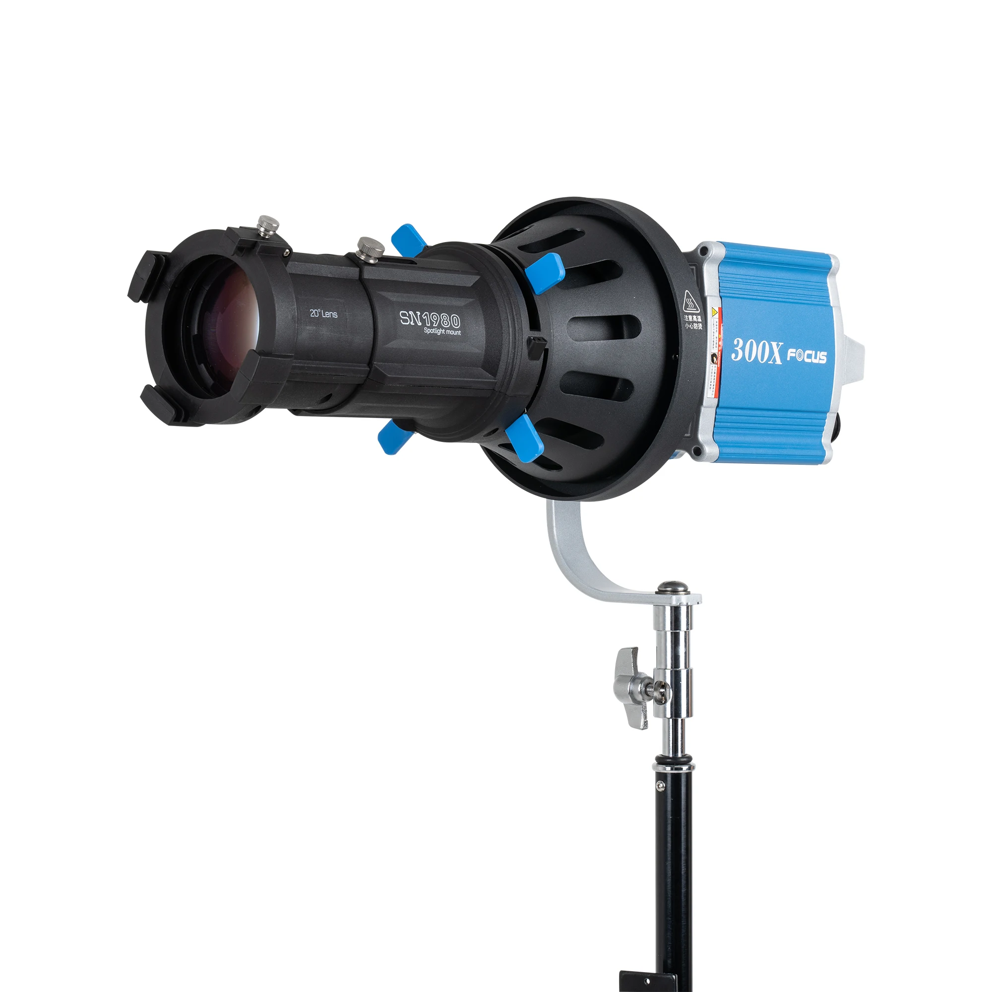 LS 300X Фокус 300 Watt Led Лампа за Видеозаснемане в два цвята 2700 К-6500 ДО COB Дневна Светлина CRI 95 + Балансиран Прожектор за Снимане на открито4