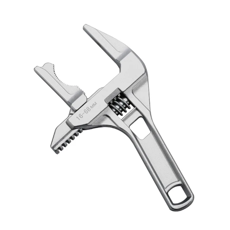 16-68 мм, Регулируем гаечен ключ, с голям отвор Универсален домакински ключ за баня Тръби ключове, Гайка на средства за ремонт на помпа0