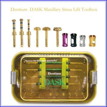 1 Комплект Dentium DASK Разширен набор за синусите Тренировки за зъбни импланти тапи за синуслифтинга Ръчни инструменти хирургически инструменти