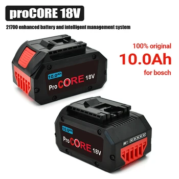 100% висококачествена Литиево-Йонна Акумулаторна Батерия 18V 10.0 Ah GBA18V80 за Акумулаторни Дрелей с електрически люк на 18 Волта MAX