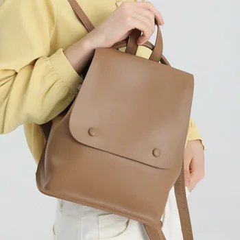 2023 Чанта за жени, луксозен раница, висококачествени чанти от естествена кожа, модни дамски чанти-месинджър, дизайнерски раница през рамо