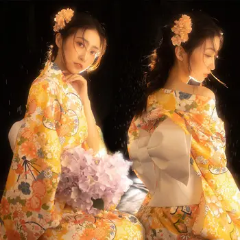 22 стил, кимона за жени, японското традиционно кимоно, рокля за cosplay, юката гейша, лятна дълга рокля, дамски дрехи за снимки