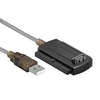3в1 USB 2.0 IDE SATA 5.25 S-ATA 2,5 3,5-инчов твърд диск, Кабел-адаптер за твърд диск за КОМПЮТЪР Конвертор лаптопи