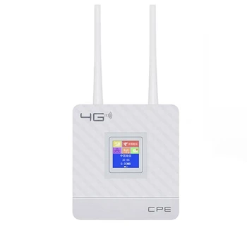 CPE903 Lte Домашен 3G, 4G, 2 външни антени, Wifi модем, безжичен рутер, CPE с порт RJ-45 и слот за sim-карти, штепсельная вилица ЕС