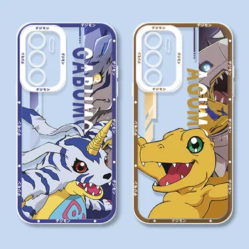 Digimon Мек Силиконов калъф за телефон с аниме за OnePlus 5 5T 6 6T 7 7T 8 8T 9 9T 10 Pro 9R 9RT Nord One Plus 1 + 9R Прозрачен капак