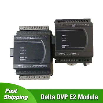 DVP04PT-E2 DVP04TC-E2 DVP04AD-E2 DVP04DA-E2 DVP02DA-E2 DVP06XA-E2 аналогов модул за разширяване на Delta PLC серия ES2