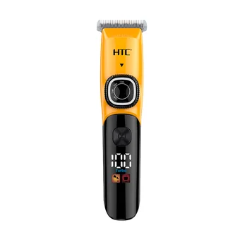 HTC Hair clipper Фризьорски салон Професионална електрическа машина за подстригване на коса с самостоятелен захранването Тласкач битови електрически машинки за стригане
