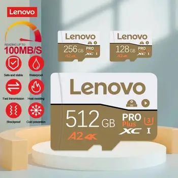 Lenovo U3 A1 V30 Class 10 Micro Card 128 GB, 64 GB, 256 GB, 512 GB Високоскоростна Карта Памет SD и TF Карти С Адаптер За Nintendo Switch