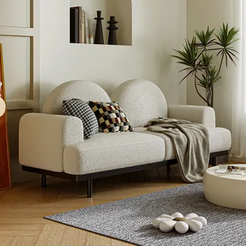 Velvet диван за хол, еластичен органайзер, дизайнерски диван Loveseat, комфортен дизайн, европейски уникален салон канапета, мебели за спалня