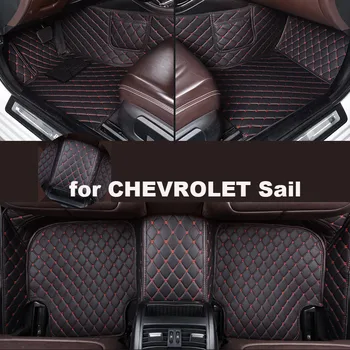 Автомобилни постелки Autohome за CHEVROLET Sail 2004-2018 година Обновена версия на аксесоари за краката Coche килими