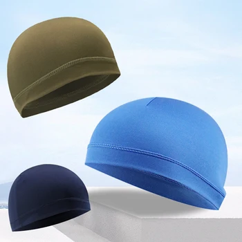 Безплатна доставка, летни бързо съхнещи спортни шапки, охлаждаща шапка с череп, дишащи, които предпазват от пот, колоездене, шапки, вътрешна капачка за спорт на открито